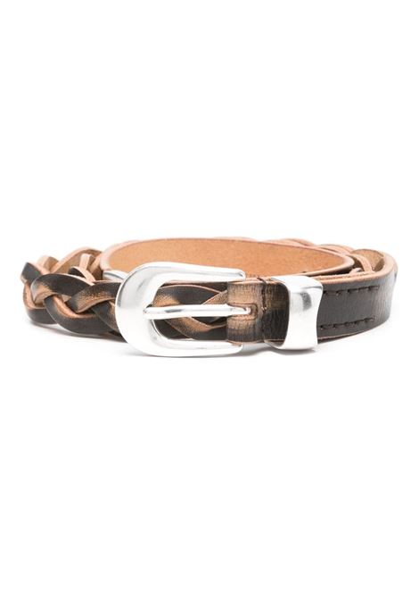 Brown braided belt Our Legacy - men